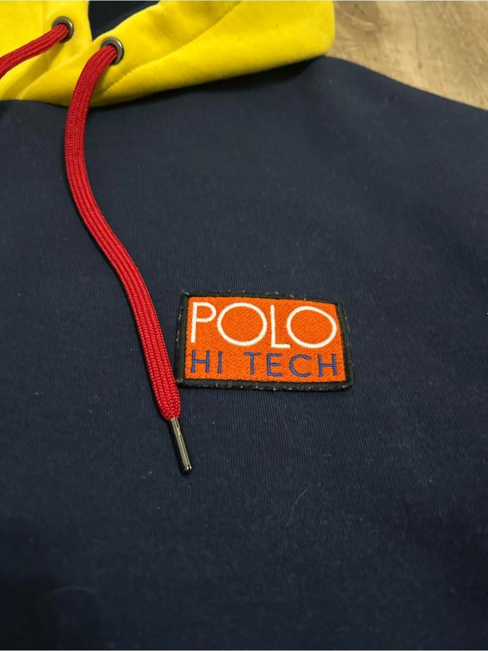 Polo by Ralph Lauren Multicolor Colorblock Hoodie - Navy/Yellow/Red/Blue/Green
